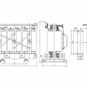 硅橡膠三相干式配電變壓器